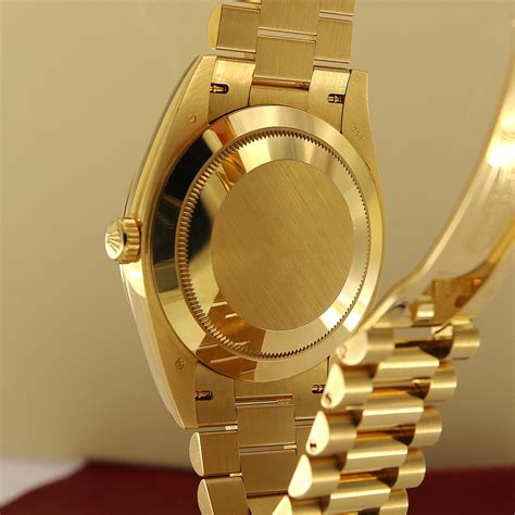 rolex fondello|rolex yellow gold date watch.